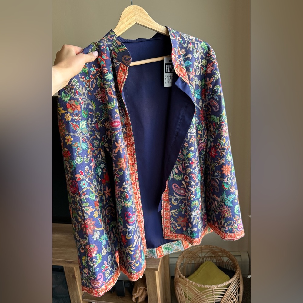Fine Cashmere Embroidered Cape